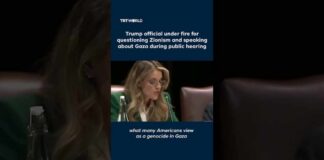 Trump official opposes Zionism during public hearing
