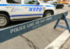 Outrage as NYPD Officer Avoids Charges for Shooting NYPD police barricade on city street with vehicles