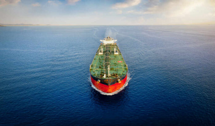 crude-oil-tanker2330773563jpg Oil tanker sailing straight through calm open sea
