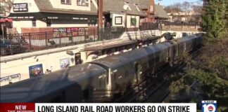 Long Island Rail Road workers go on strike
