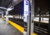 Help point sign at a subway station platform