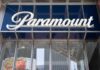 Paramount sign displayed on a building exterior