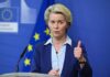 Western Skies Vulnerable—Unseen Threat Revealed! A female leader giving a thumbs up during a press conference