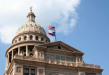 ‘Nonpartisan’ Poll? Texas Smells a Setup Texas State Capitol dome with American Texas flags