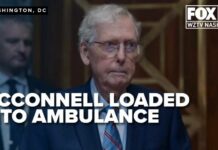 Sen. Mitch McConnell taken from home on stretcher: witness describes medical emergency