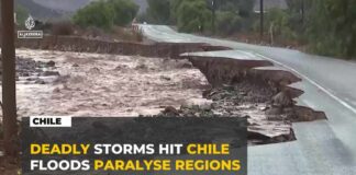Chile: Storms leave five dead as floods devastate regions under state of catastrophe.