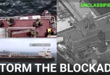 US forces board and disable Iran-bound vessels violating blockade