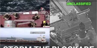 US forces board and disable Iran-bound vessels violating blockade