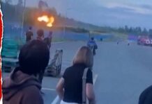 Russian Workers Evacuated Seconds Before Ukrainian Drone Hits Ozon Warehouse