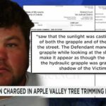 Tree trimmer charged with crushing coworker while playing shadow puppets in Apple Valley