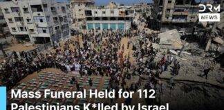 Mass Funeral Held for 112 Palestinians Whose Remains Were Recovered After 2023 Gaza Strike | AH1G