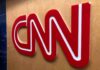 CNN logo on a wall