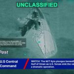 U.S. CENTCOM, SINKS IRANIAN TANKER IN GULF OF OMAN