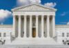 United States Supreme Court building with classical columns