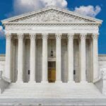 United States Supreme Court building with classical columns