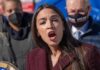 woman speaking passionately at outdoor event