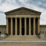 Supreme Court building with grand columns and steps