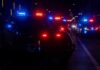 Head Shot On GW Bridge – No Suspect Police vehicles with flashing red and blue lights at night